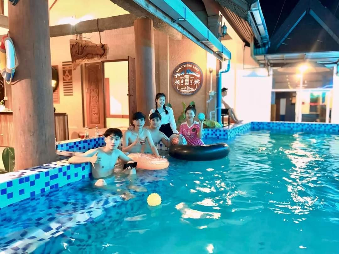Vangvieng Pool House Hotel Vang Vieng Luaran gambar